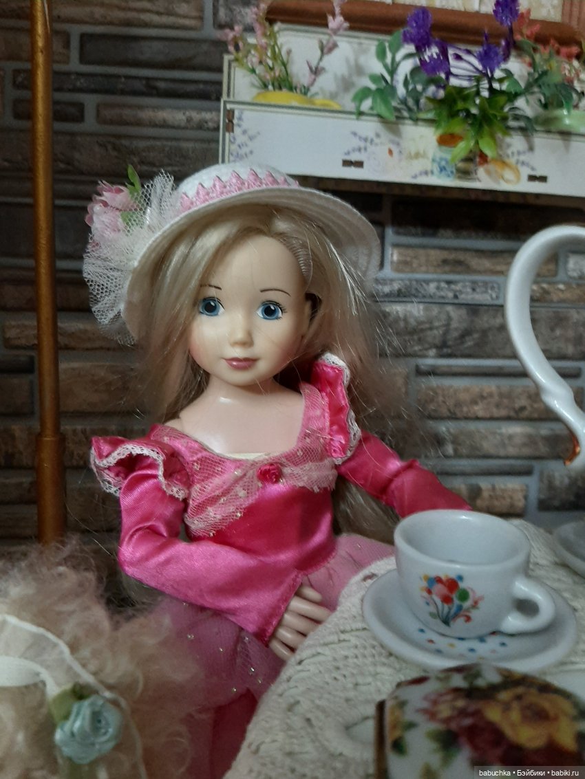 Сюжетные полочки - 3 (Чаепитие в уютном дворике.) (фото 3)