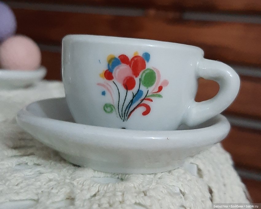 Сюжетные полочки - 3 (Чаепитие в уютном дворике.)