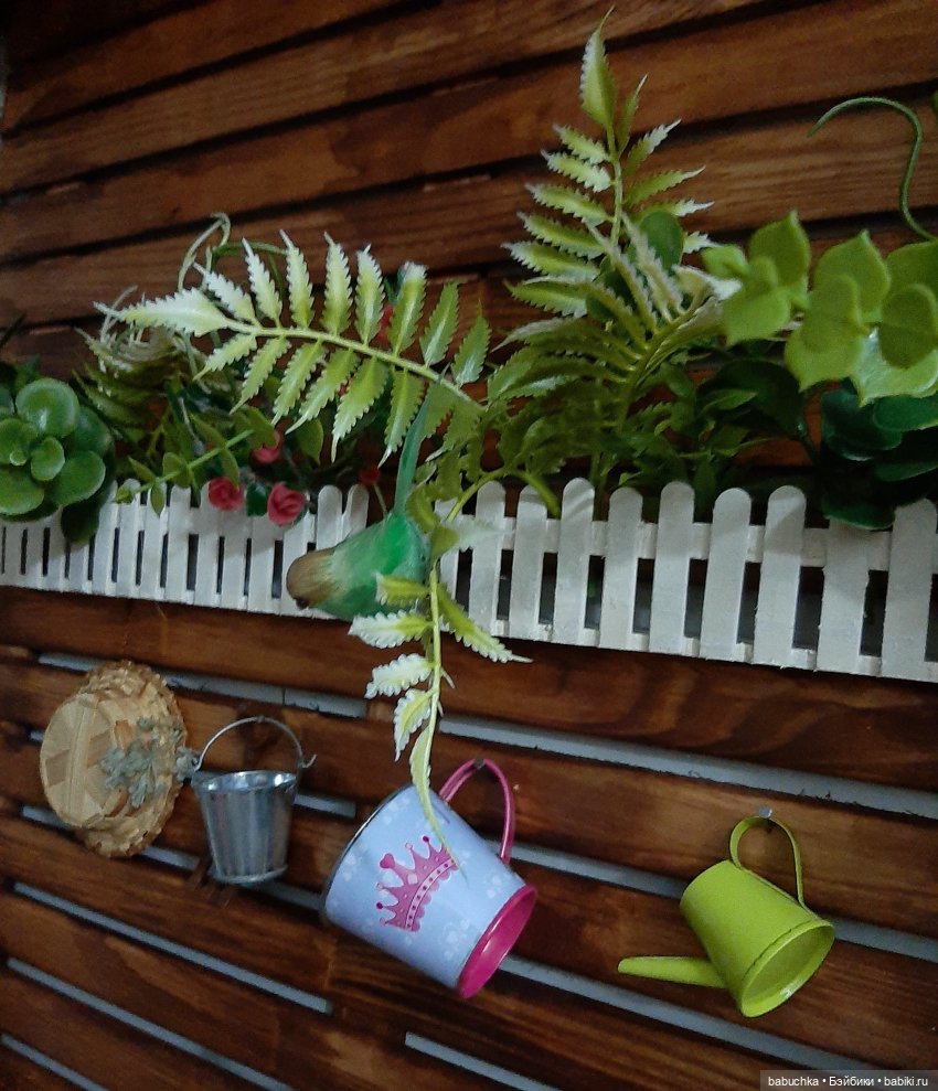 Сюжетные полочки - 3 (Чаепитие в уютном дворике.) (фото 9)