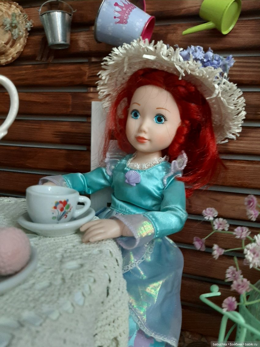 Сюжетные полочки - 3 (Чаепитие в уютном дворике.) (фото 4)