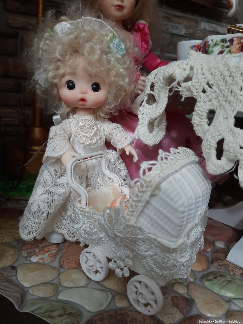 Сюжетные полочки - 3 (Чаепитие в уютном дворике.) (фото 5)