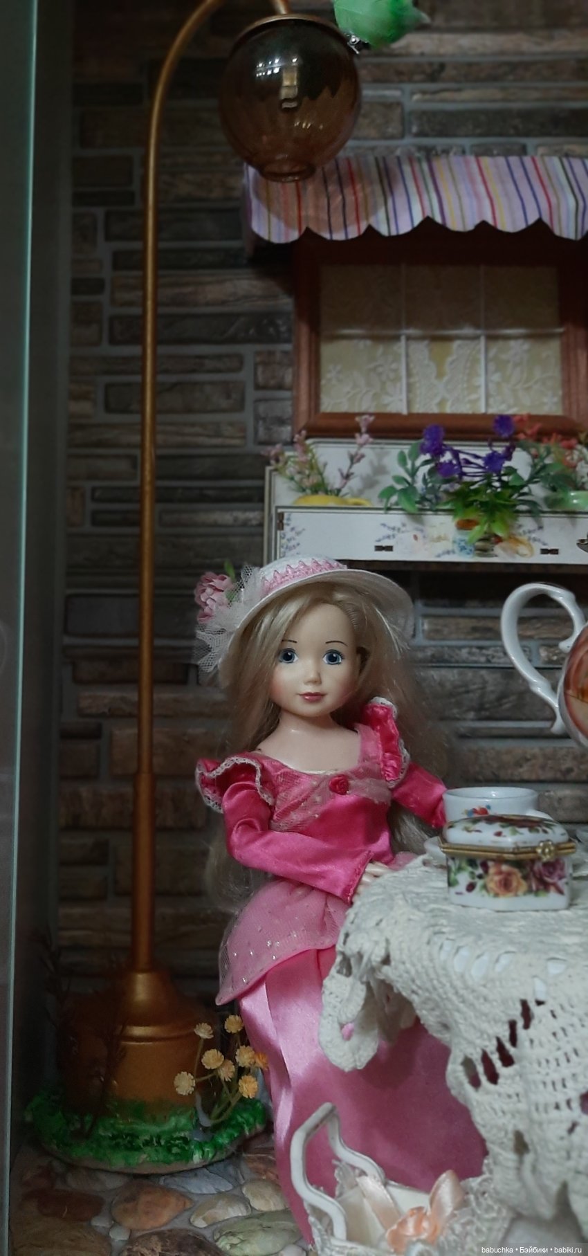 Сюжетные полочки - 3 (Чаепитие в уютном дворике.) (фото 10)