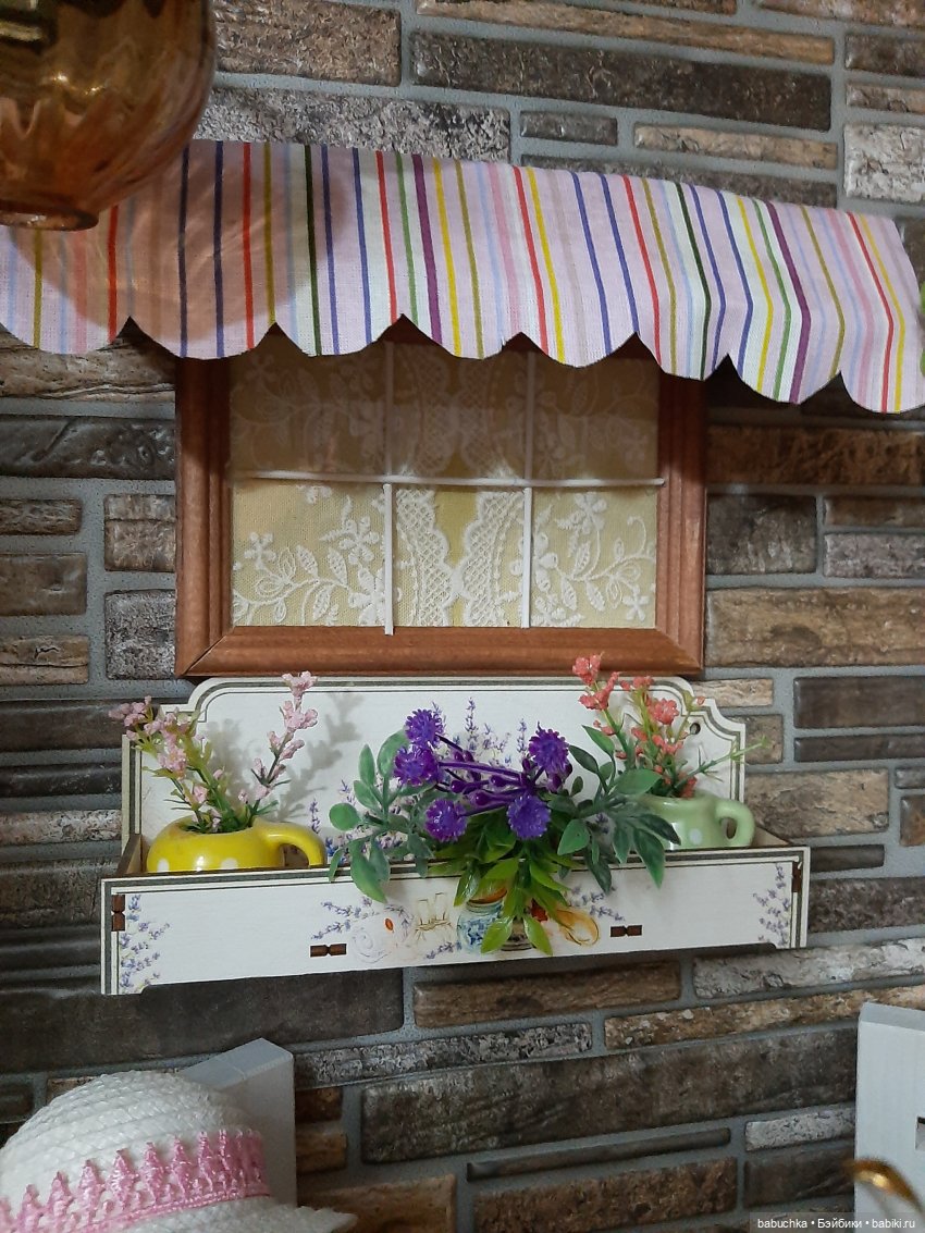 Сюжетные полочки - 3 (Чаепитие в уютном дворике.) (фото 8)