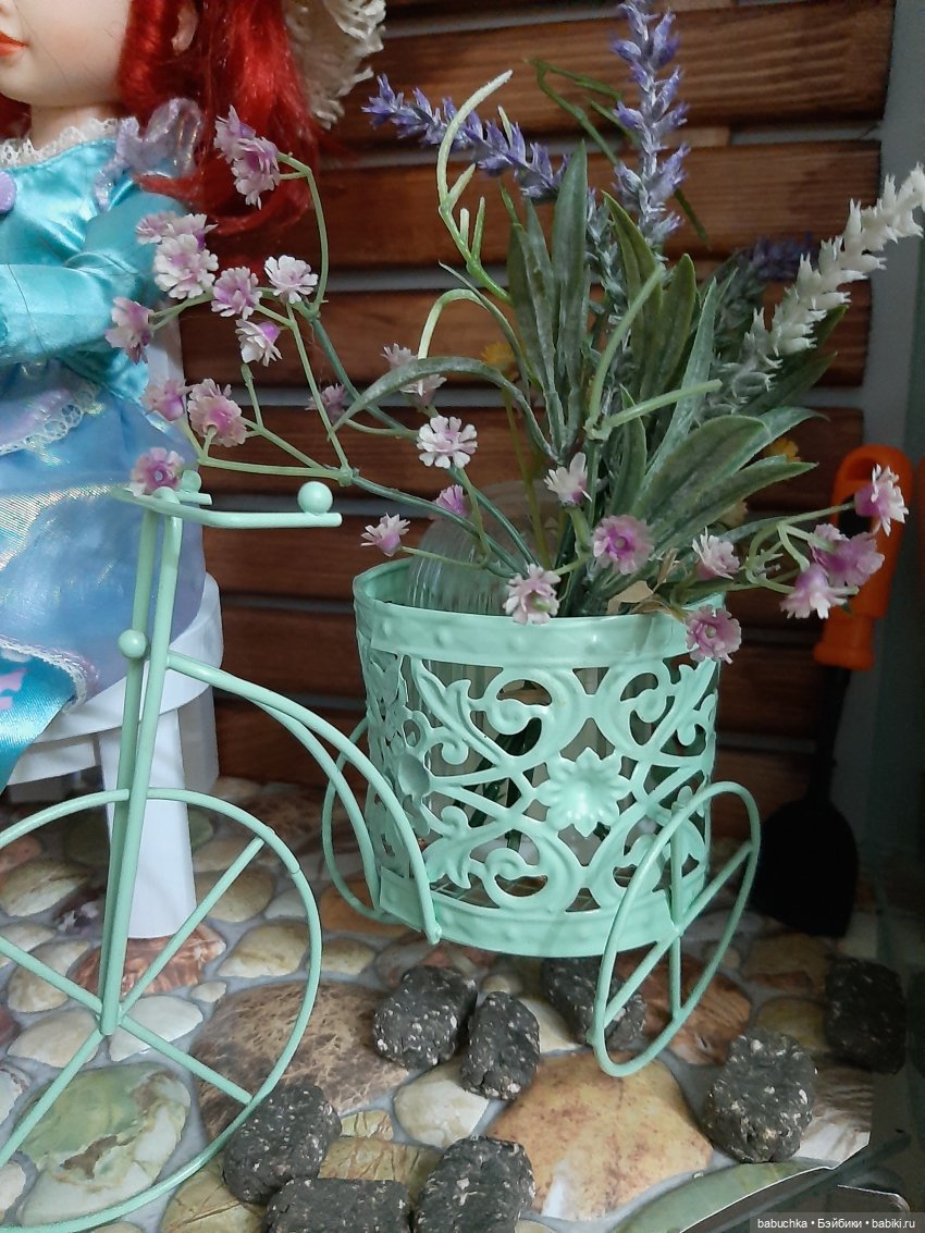 Сюжетные полочки - 3 (Чаепитие в уютном дворике.)