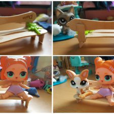 LOL мебель из палочек от мороженого