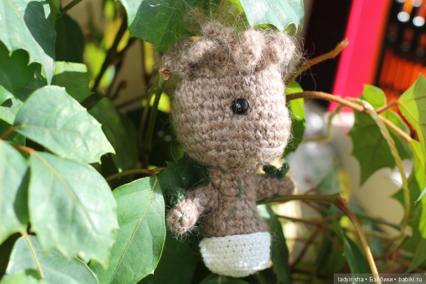 вязаная игрушка амигуруми amigurumi ladyirisha Грут Groot