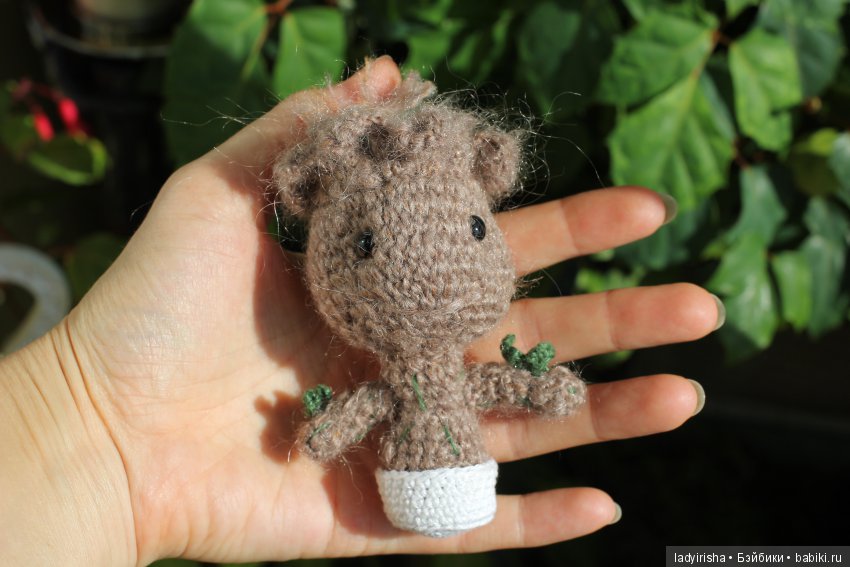 вязаная игрушка амигуруми amigurumi ladyirisha Грут Groot