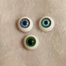 Голубые, зеленые , синие космические* , и карие глаза для Баболиков ,10 мм.