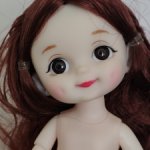 Шарнирная куколка 16 см с наклоном головки