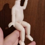 Тело с наклоном головки для Баболек 16 см