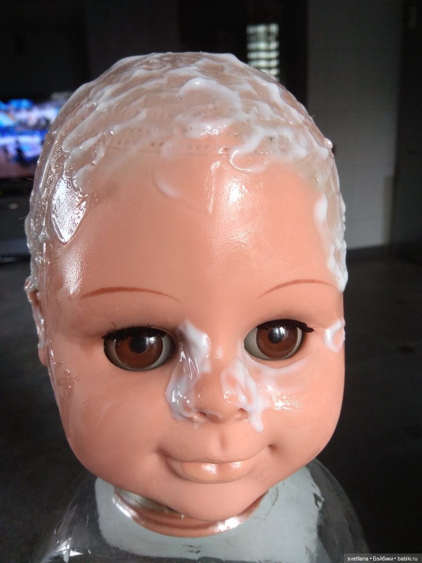 Почерневшая кукла ГДР 1 Провожу эксперимент