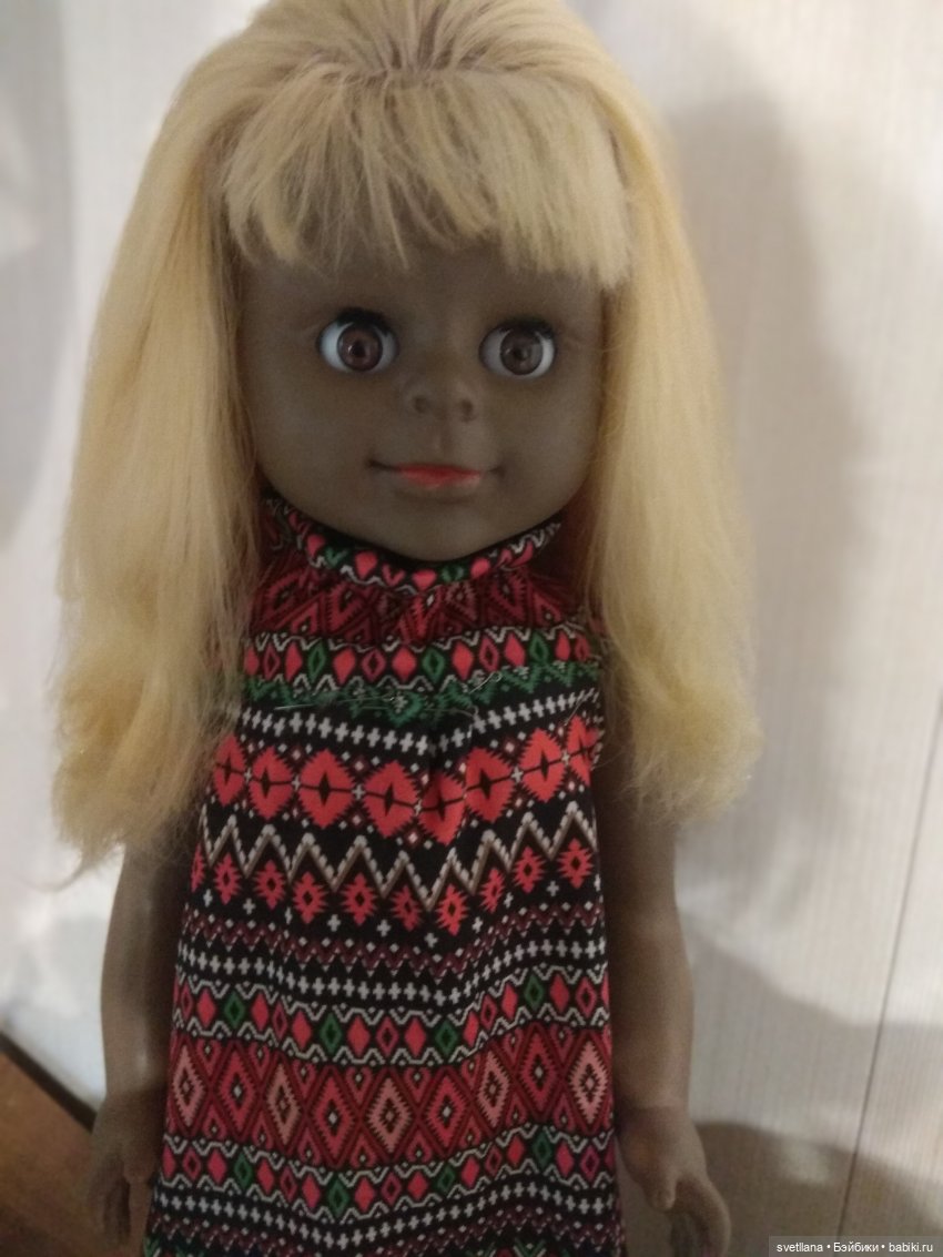 Почерневшая кукла ГДР 1 Провожу эксперимент