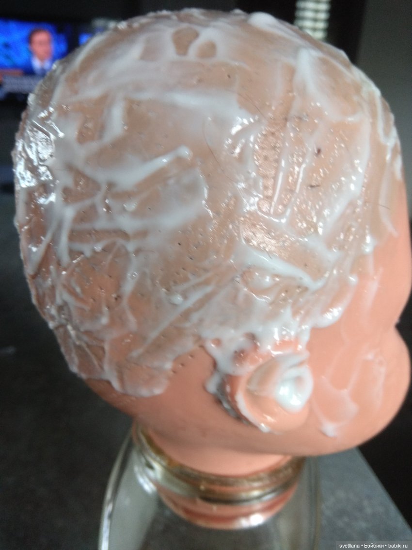 Почерневшая кукла ГДР 1 Провожу эксперимент