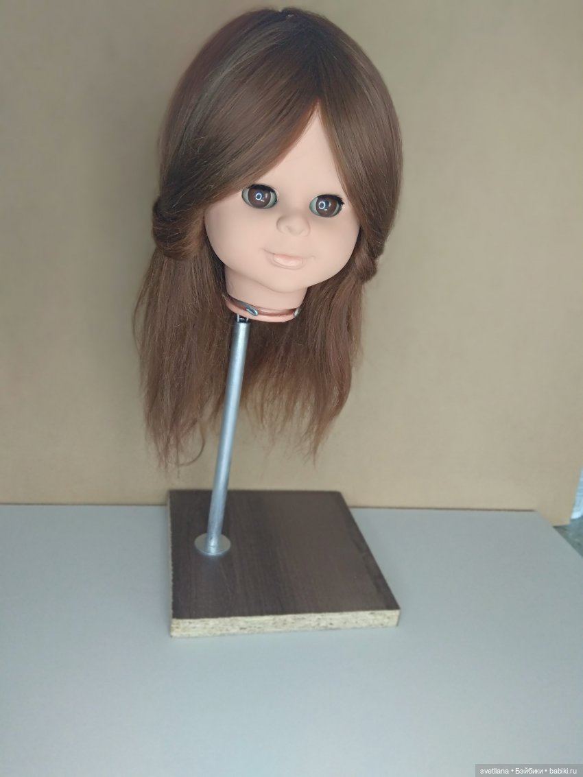 Почерневшая кукла ГДР стала хиппи. Продолжаю эксперимент (фото 7)