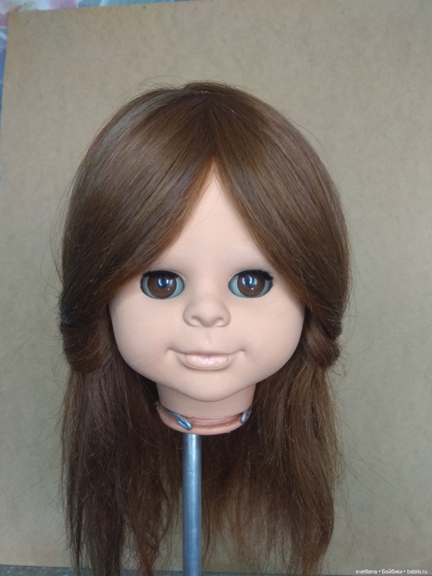 Почерневшая кукла ГДР стала хиппи. Продолжаю эксперимент (фото 6)