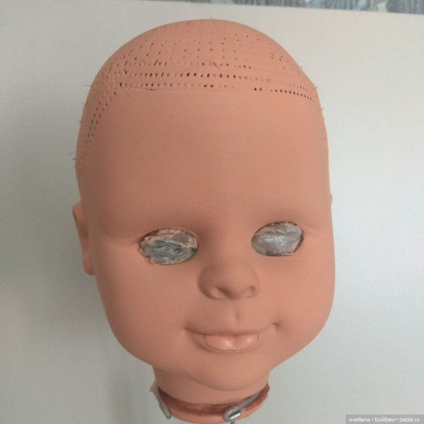 Почерневшая кукла ГДР стала хиппи. Продолжаю эксперимент (фото 4)