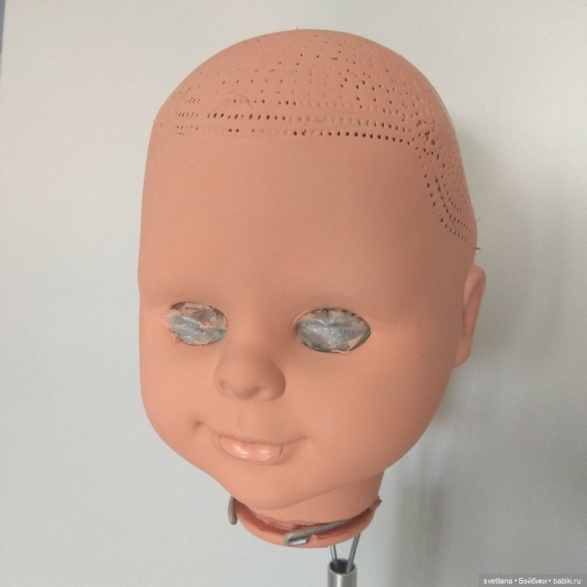 Почерневшая кукла ГДР стала хиппи. Продолжаю эксперимент (фото 5)