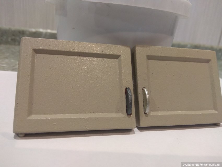 Кухня в кукольный ДОМ — Кукольная мебель своими руками: МК (фото 8)