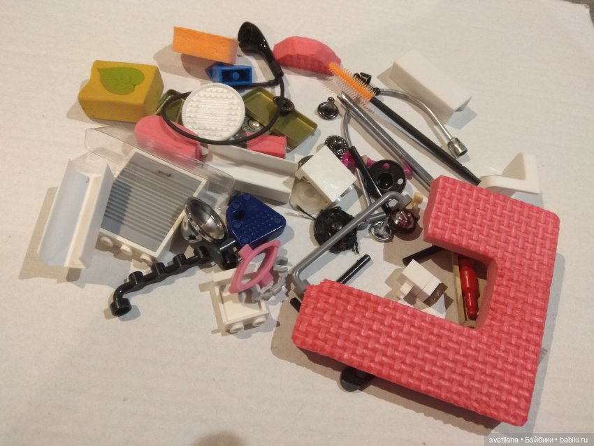 Ванная комната с душевой кабиной в кукольный ДОМ (фото 3)