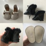 Винтажные туфли для больших кукол