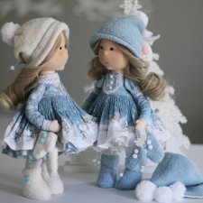 Александра и Анастосия зимние Куклы