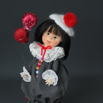 Кнопочка  с воздушными шариками