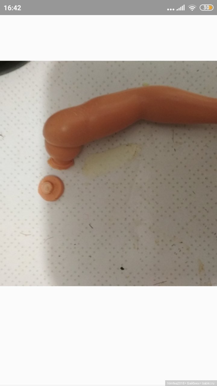 Ремонт руки Тода, Стейси — Ремонт и реставрация кукол: тело