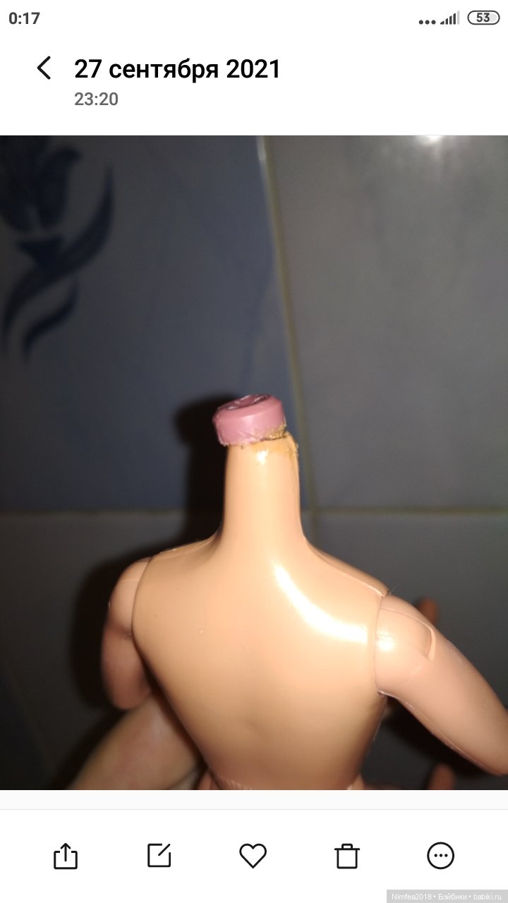 Ремонт шеи Скиппер, Барби (фото 6)