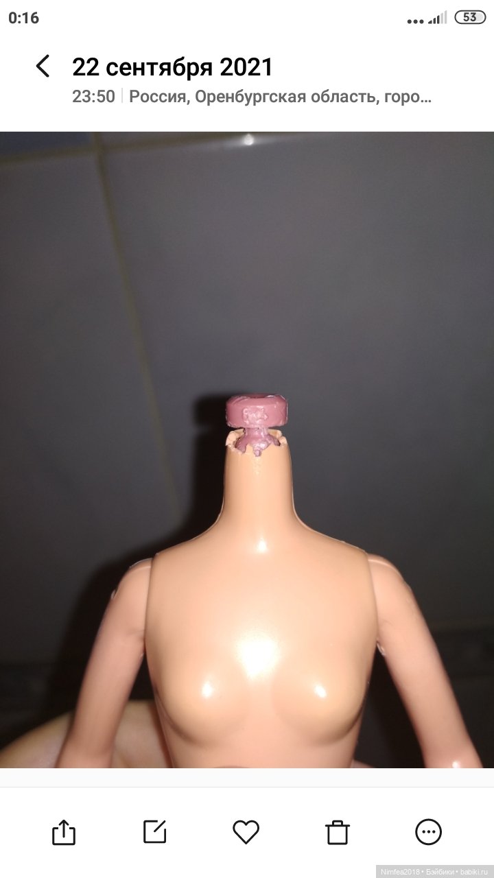 Ремонт шеи Скиппер, Барби (фото 3)