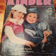 Немецкий журнал о вязании детской одежды 1984 года
