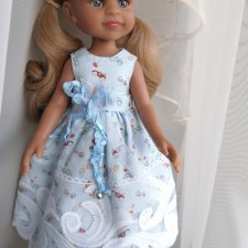 Платье на куклу паола рейна