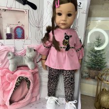 Куколка Ханна с котенком фирмы Готц #2