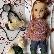 Куколка Ханна с собачкой фирмы Готц Gotz #7