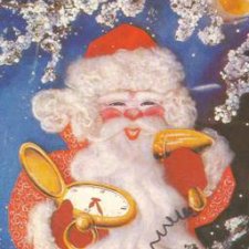 Открытки с куклами. Часть 1: новогодние открытки Ивана Дергилёва