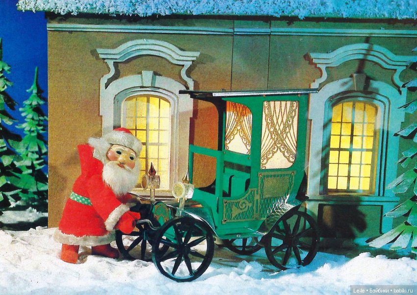 Открытки с куклами. Часть 3: Николай Поклад, новогодние открытки