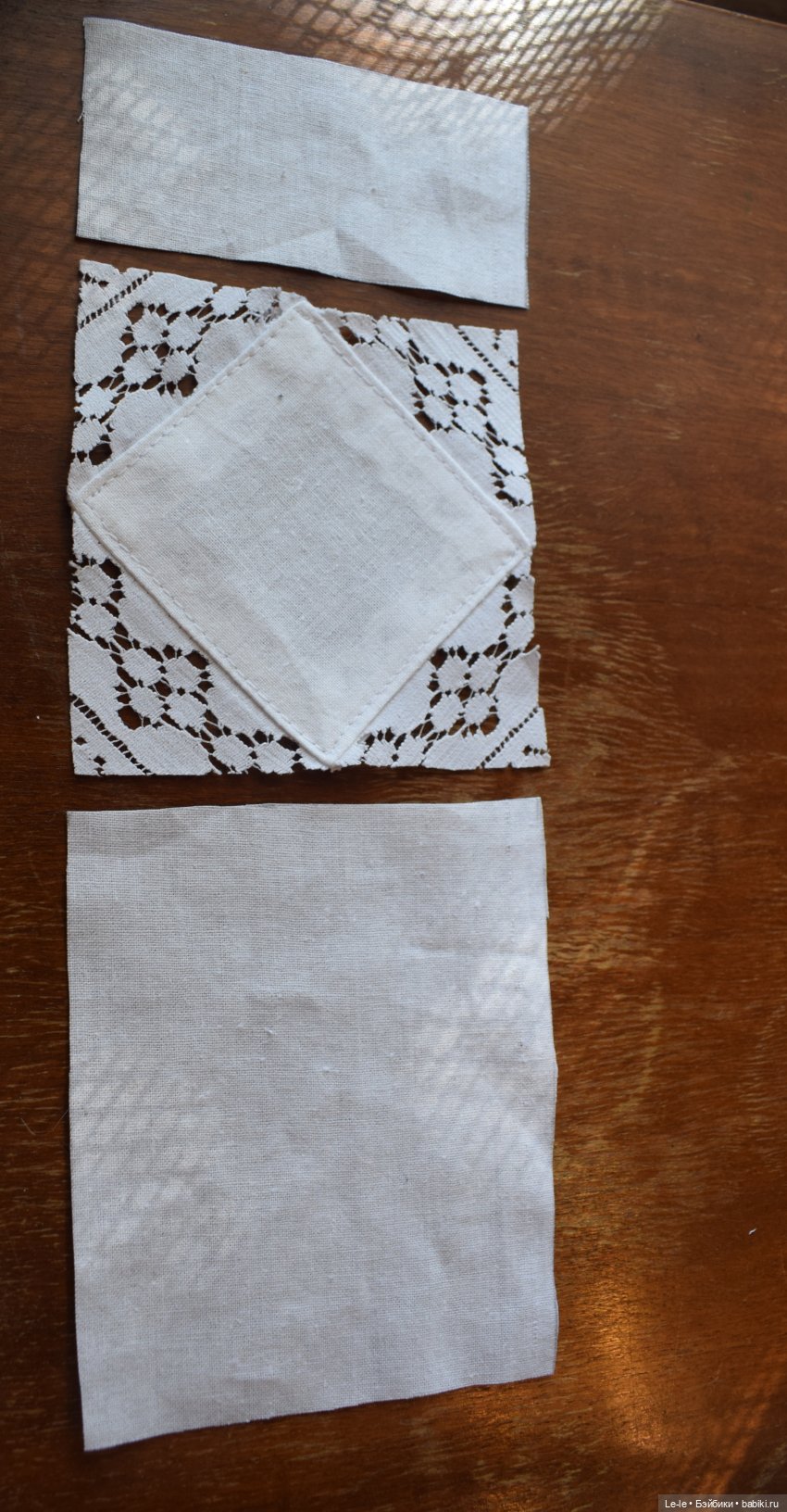 «Винтажная» наволочка, МК (фото 6)