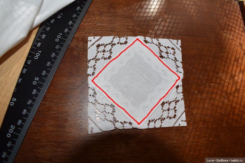 «Винтажная» наволочка, МК (фото 3)
