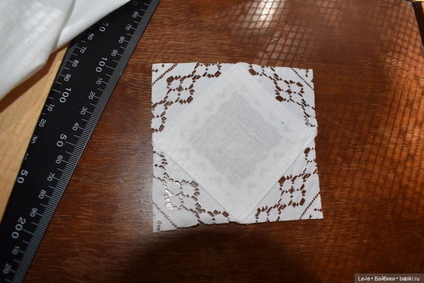«Винтажная» наволочка, МК (фото 4)