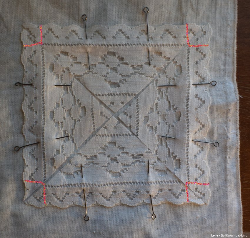 «Винтажная» наволочка, МК (фото 5)