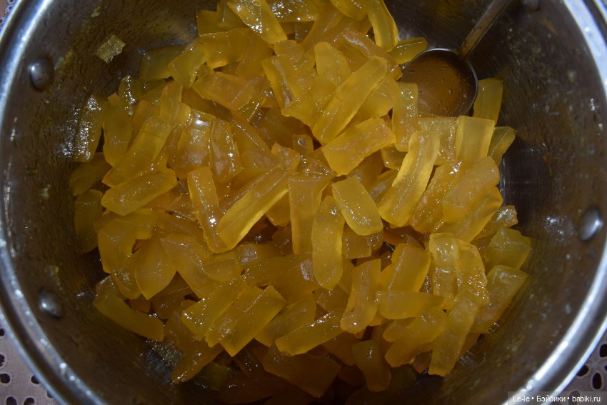 Цукаты из арбузных корок, МК