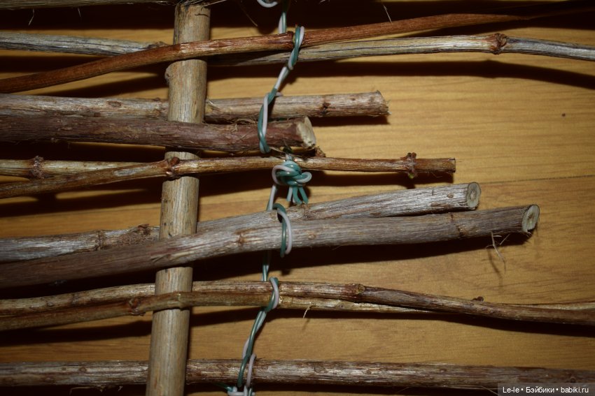 Плетень, МК — Кукольная мебель своими руками: МК (фото 3)