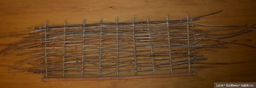 Плетень, МК — Кукольная мебель своими руками: МК (фото 2)