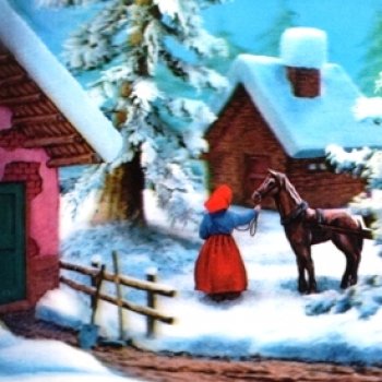 Рождественские стерео открытки