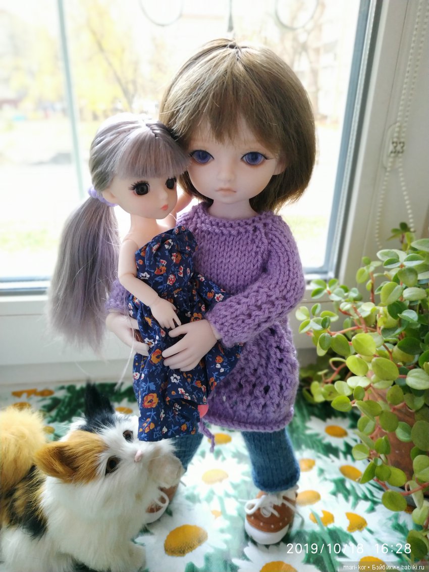 Новая жительница -малышка-баболишка. Знакомство и совместные фото Баболи и Ксяоми Монст