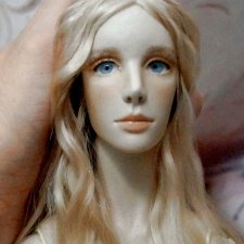 Русоволосый мальчик. Шарнирная кукла