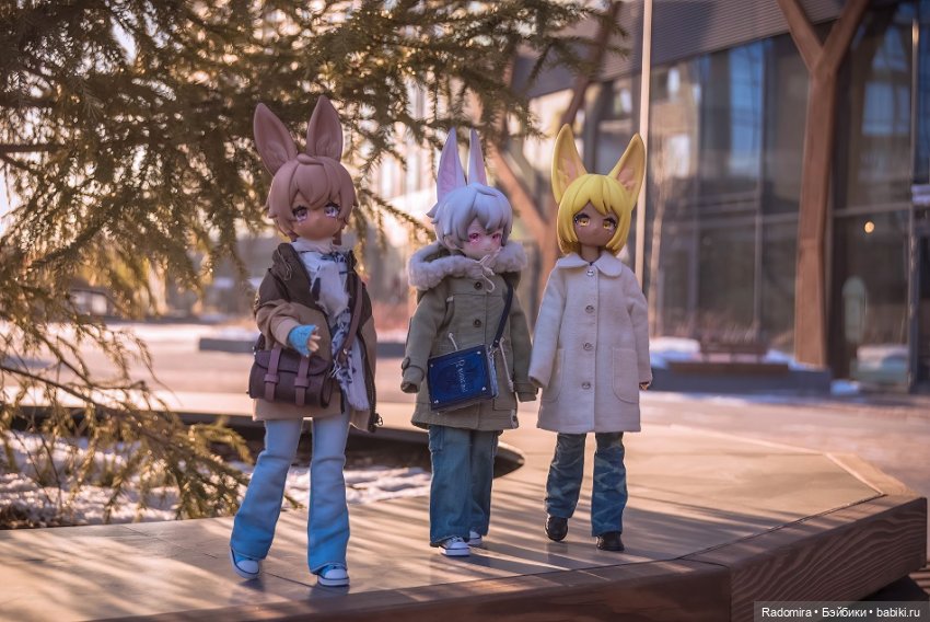 Лемонель и Канелла гуляют ранней весной (фото 6)