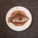 Тарелка с рыбкой