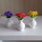 Вазочки с цветами