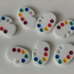 Палитра с красками