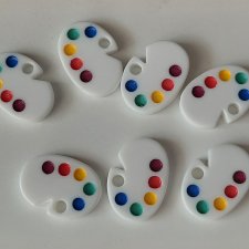 Палитра с красками